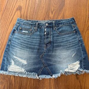 American Eagle Outfitters Blue Denim Skirt